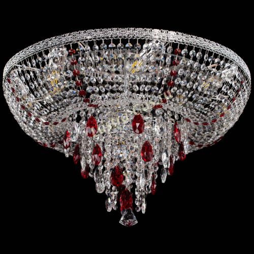 Люстра Токката Пирамида журавлик красная в Ижевске Гусь Хрустальный