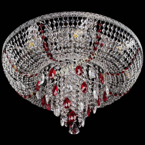 Люстра Токката Пирамида журавлик красная в Ижевске Гусь Хрустальный