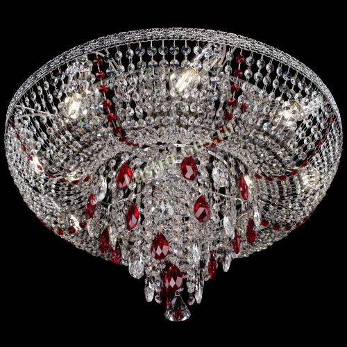 Люстра Токката Пирамида журавлик красная в Ижевске Гусь Хрустальный