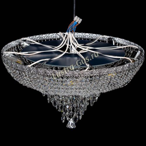 Люстра Токката Пирамида журавлик розовая в Ижевске Гусь Хрустальный