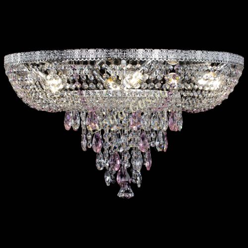 Люстра Токката Пирамида журавлик розовая в Ижевске Гусь Хрустальный