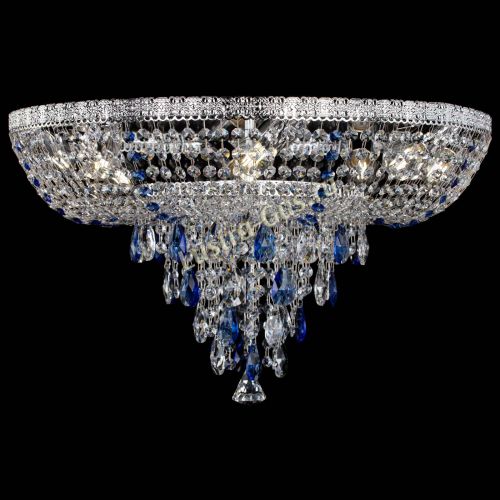 Люстра Токката Пирамида журавлик синяя в Ижевске Гусь Хрустальный