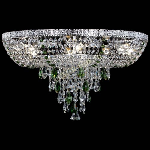 Люстра Токката Пирамида журавлик зеленая в Ижевске Гусь Хрустальный