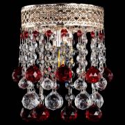 Люстра Венеция №1 шар красная