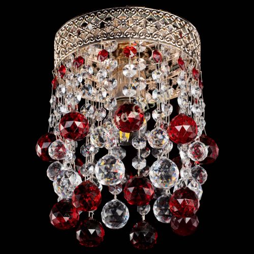 Люстра Венеция №1 шар красная в Ижевске Гусь Хрустальный