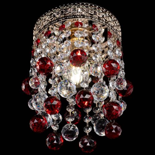 Люстра Венеция №1 шар красная в Ижевске Гусь Хрустальный
