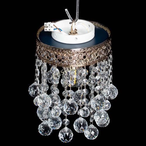 Люстра Венеция №1 шар фиолетовая в Ижевске Гусь Хрустальный