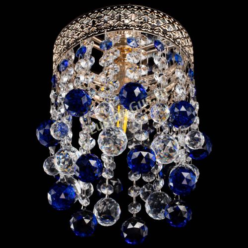 Люстра Венеция №1 шар синяя в Ижевске Гусь Хрустальный