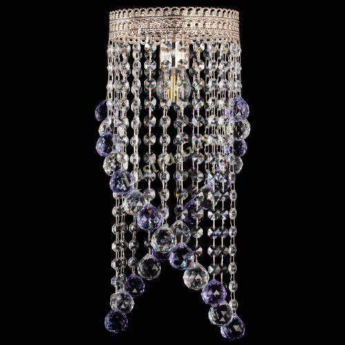 Люстра Венеция №1 Сигма фиолетовая в Ижевске Гусь Хрустальный