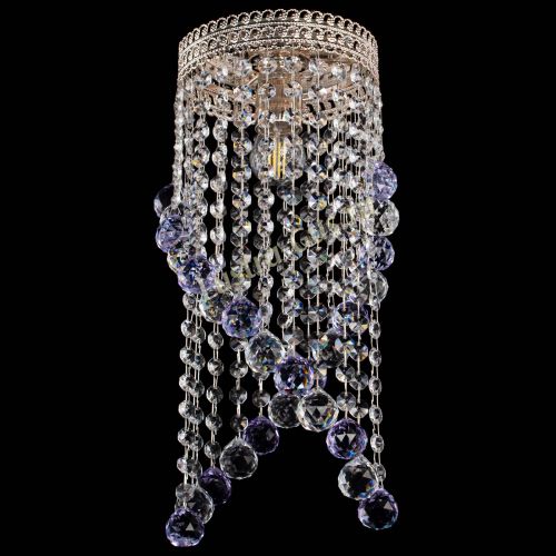 Люстра Венеция №1 Сигма фиолетовая в Ижевске Гусь Хрустальный