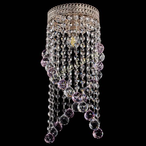 Люстра Венеция №1 Сигма розовая в Ижевске Гусь Хрустальный