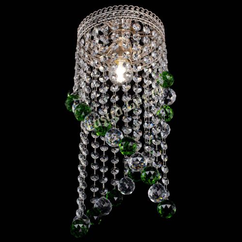 Люстра Венеция №1 Сигма зеленая в Ижевске Гусь Хрустальный