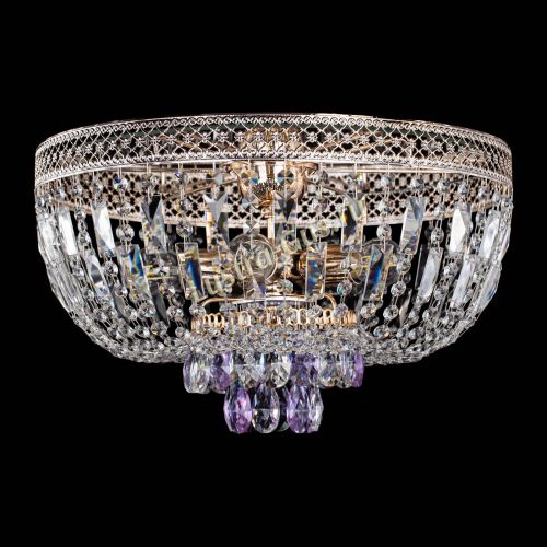 Люстра Венеция Астра фиолетовая №5 в Ижевске Гусь Хрустальный
