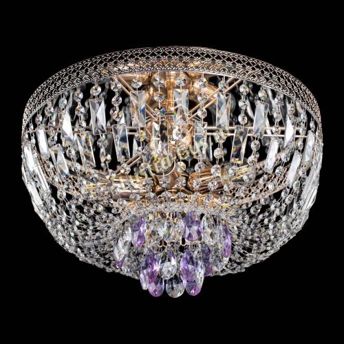 Люстра Венеция Астра фиолетовая №5 в Ижевске Гусь Хрустальный