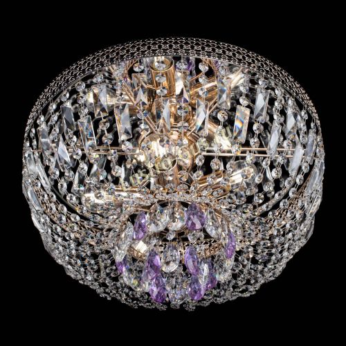 Люстра Венеция Астра фиолетовая №5 в Ижевске Гусь Хрустальный
