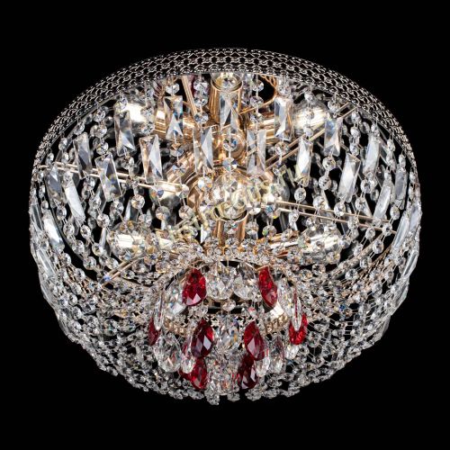Люстра Венеция Астра красная №5 в Ижевске Гусь Хрустальный