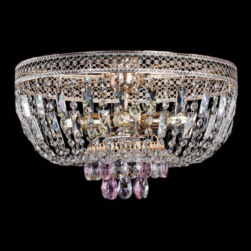 Люстра Венеция Астра розовая №5 в Ижевске Гусь Хрустальный