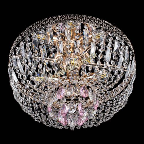 Люстра Венеция Астра розовая №5 в Ижевске Гусь Хрустальный