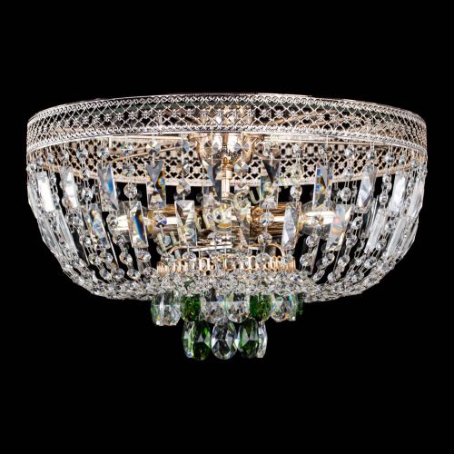 Люстра Венеция Астра зеленая №5 в Ижевске Гусь Хрустальный