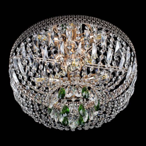 Люстра Венеция Астра зеленая №5 в Ижевске Гусь Хрустальный