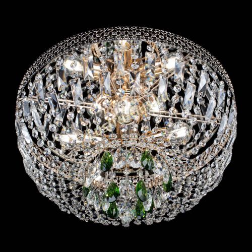 Люстра Венеция Астра зеленая №5 в Ижевске Гусь Хрустальный