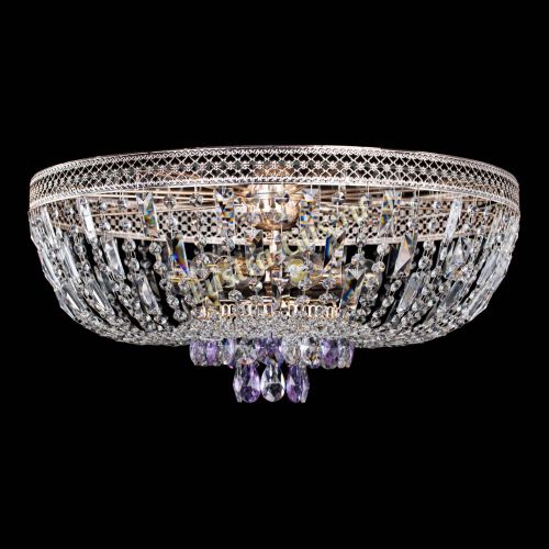 Люстра Венеция Астра №6 фиолетовая в Ижевске Гусь Хрустальный