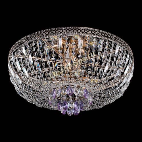 Люстра Венеция Астра №6 фиолетовая в Ижевске Гусь Хрустальный