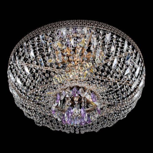 Люстра Венеция Астра №6 фиолетовая в Ижевске Гусь Хрустальный