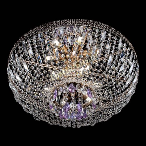 Люстра Венеция Астра №6 фиолетовая в Ижевске Гусь Хрустальный
