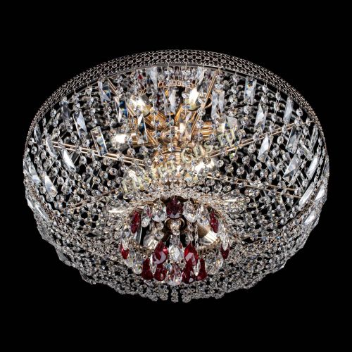 Люстра Венеция Астра №6 красная в Ижевске Гусь Хрустальный