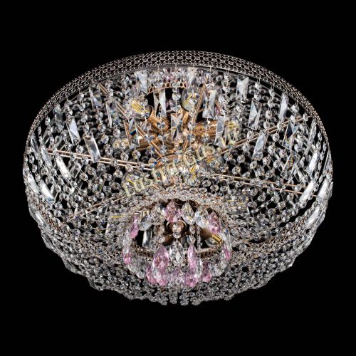 Люстра Венеция Астра №6 розовая в Ижевске Гусь Хрустальный