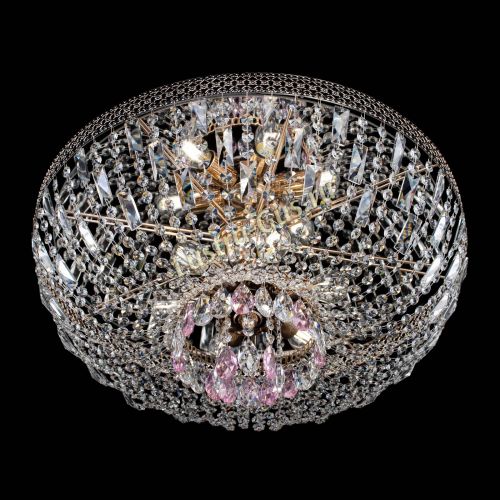 Люстра Венеция Астра №6 розовая в Ижевске Гусь Хрустальный