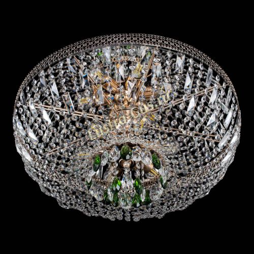 Люстра Венеция Астра №6 зеленая в Ижевске Гусь Хрустальный