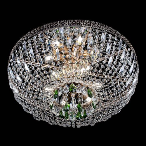 Люстра Венеция Астра №6 зеленая в Ижевске Гусь Хрустальный