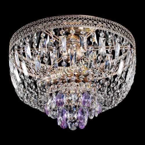 Люстра Венеция Астра №3 фиолетовая в Ижевске Гусь Хрустальный