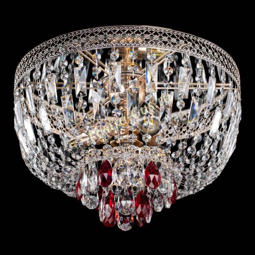 Люстра Венеция Астра №3 красная в Ижевске Гусь Хрустальный