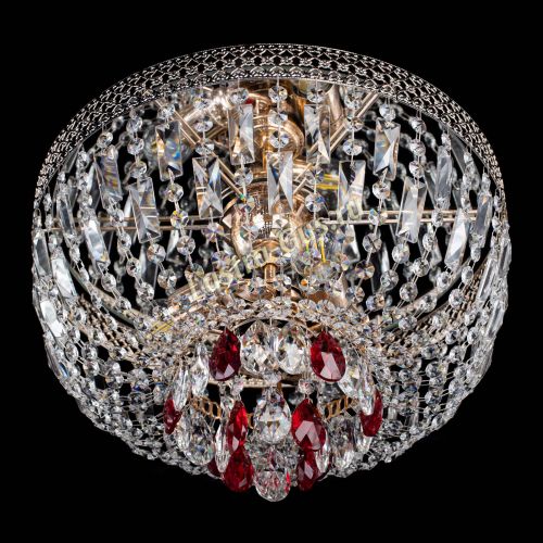 Люстра Венеция Астра №3 красная в Ижевске Гусь Хрустальный