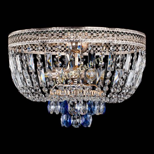 Люстра Венеция Астра №3 синяя в Ижевске Гусь Хрустальный