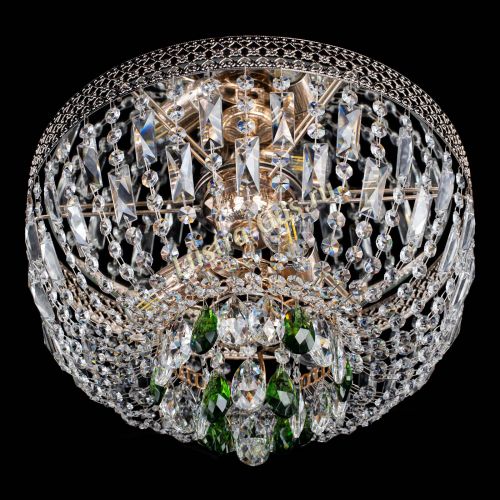 Люстра Венеция Астра №3 зеленая в Ижевске Гусь Хрустальный