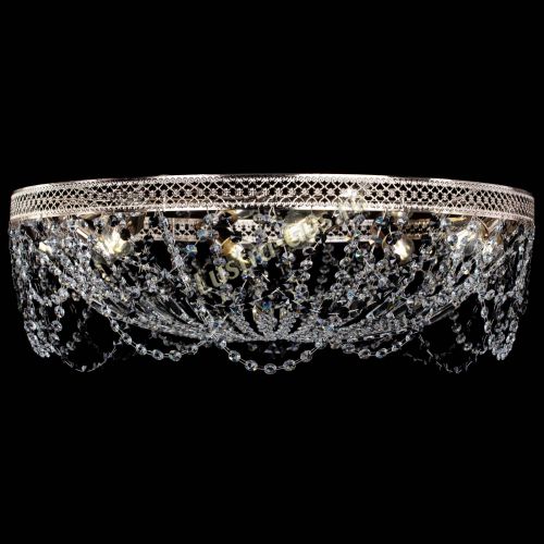 Люстра Венеция Ажур черная в Ижевске Гусь Хрустальный