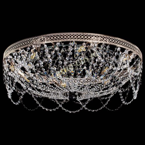 Люстра Венеция Ажур черная в Ижевске Гусь Хрустальный