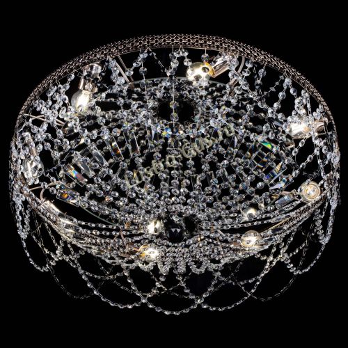 Люстра Венеция Ажур черная в Ижевске Гусь Хрустальный