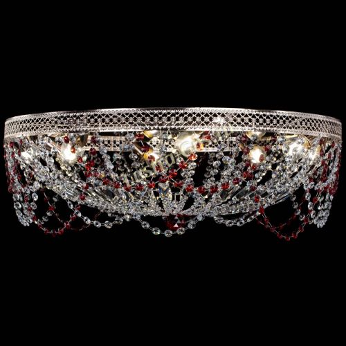 Люстра Венеция Ажур красная в Ижевске Гусь Хрустальный