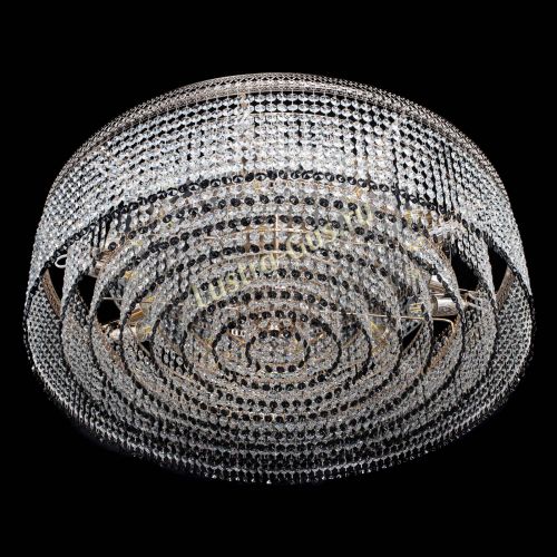 Люстра Венеция Капель №10 оптикон черная в Ижевске Гусь Хрустальный