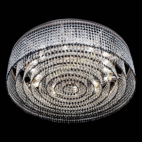 Люстра Венеция Капель №10 оптикон черная в Ижевске Гусь Хрустальный