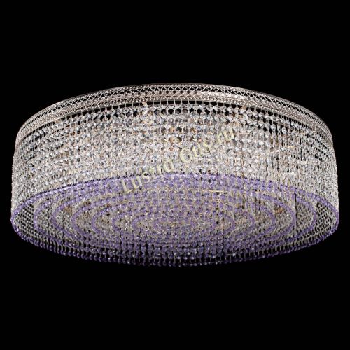 Люстра Венеция Капель №10 оптикон фиолетовая в Ижевске Гусь Хрустальный