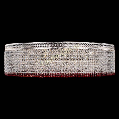 Люстра Венеция Капель №10 оптикон красная в Ижевске Гусь Хрустальный