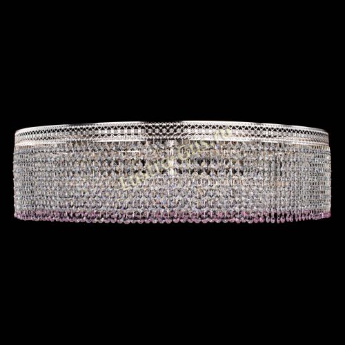 Люстра Венеция Капель №10 оптикон розовая в Ижевске Гусь Хрустальный