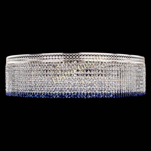 Люстра Венеция Капель №10 оптикон синяя в Ижевске Гусь Хрустальный