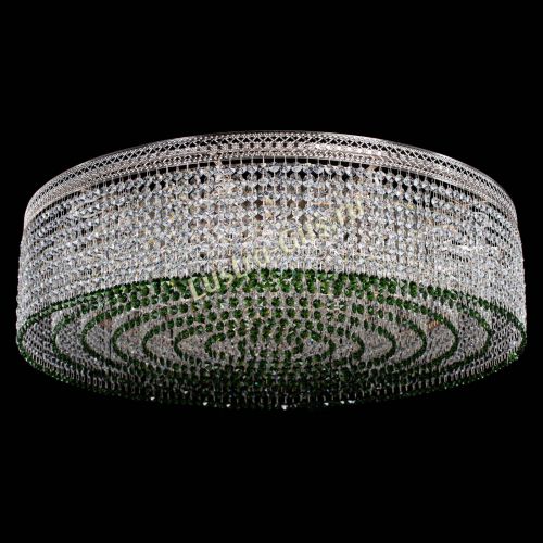 Люстра Венеция Капель №10 оптикон зеленая в Ижевске Гусь Хрустальный